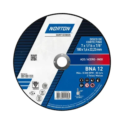 DISCO DE CORTE DE 4.1-2 X 3-64 X 7-8 X 25 UND