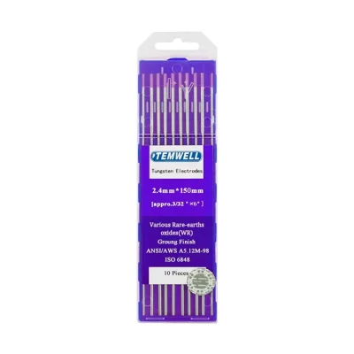 VARILLAS TUNGTENO MORADO 2.4 MM IMPORTADO