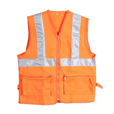CHALECO PARA OBRA NARANJA