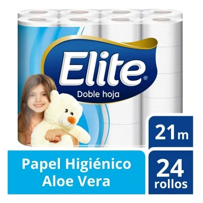 PAPEL HIGIÉNICO ELITE DOBLE HOJA
